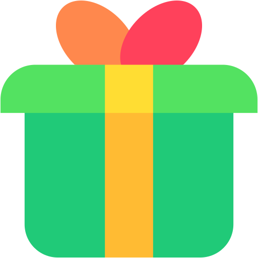 Подарок на день рождения Generic color fill иконка