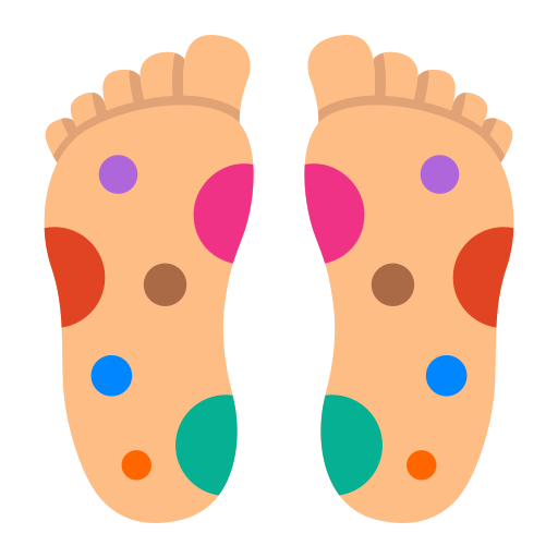 Reflexology Generic color fill icon