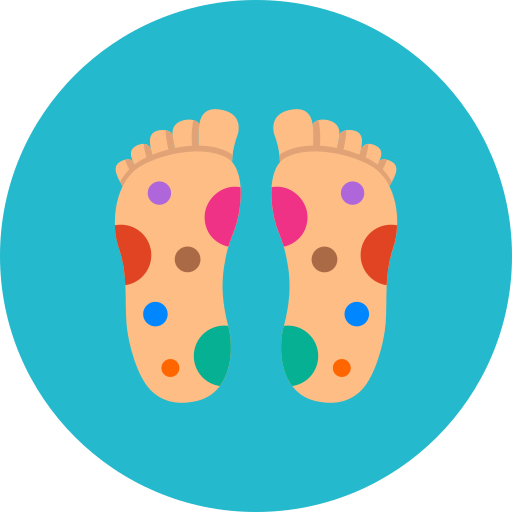 Reflexology Generic color fill icon