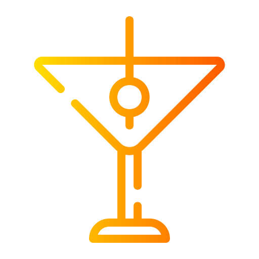 cocktails Generic gradient outline icoon