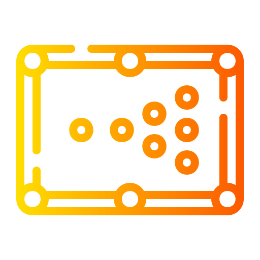 Бильярд Generic gradient outline иконка