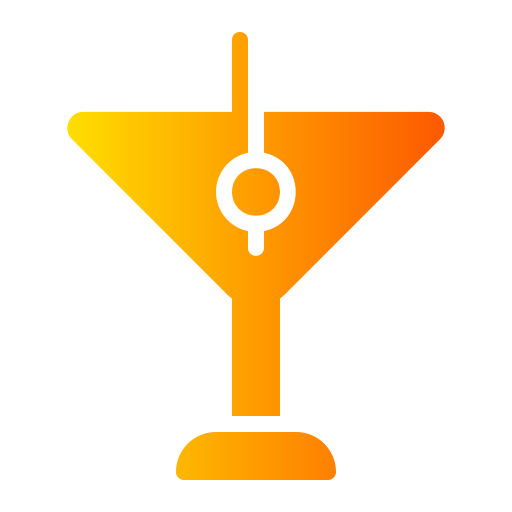 cocktail Generic gradient fill icona