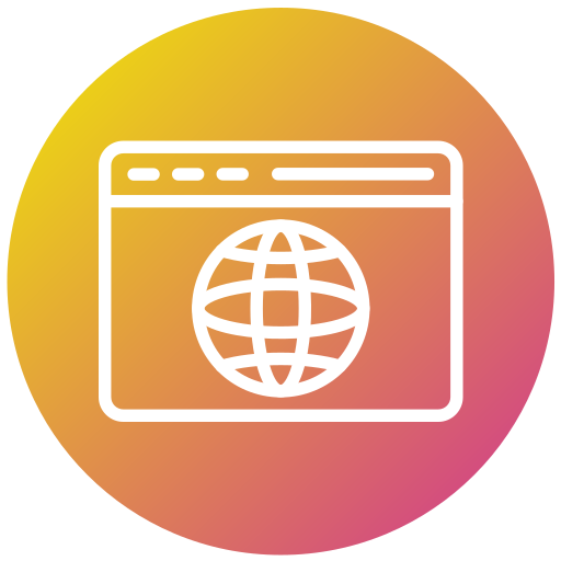 navegador Generic gradient fill icono