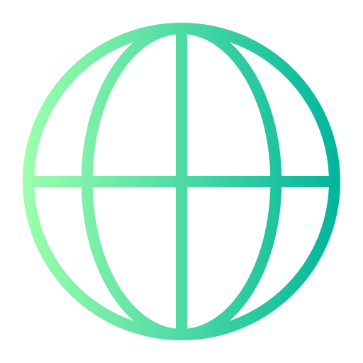 Worldwide Generic gradient outline icon