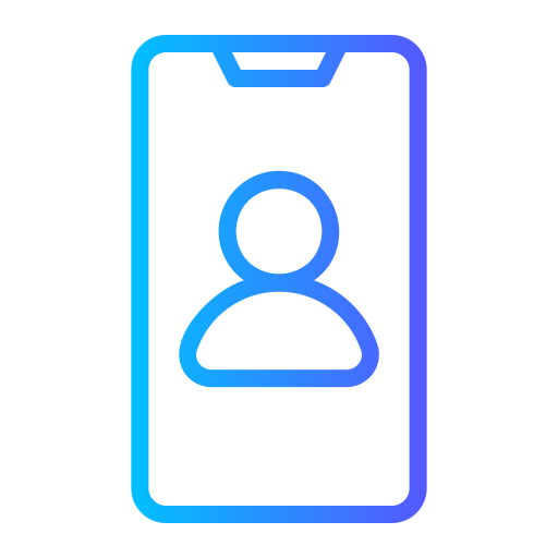 communications Generic gradient outline icon