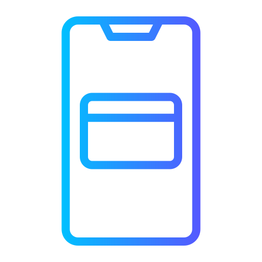 신용 카드 Generic gradient outline icon