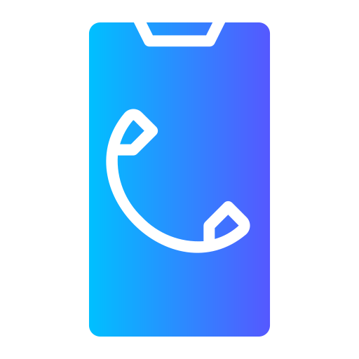 Phone Call Generic gradient fill icon