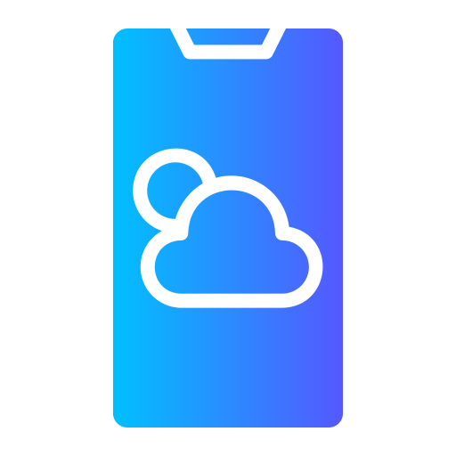 weer-app Generic gradient fill icoon