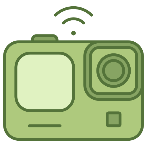 caméra d'action Generic color lineal-color Icône