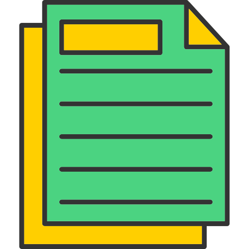 Документ Generic color lineal-color иконка