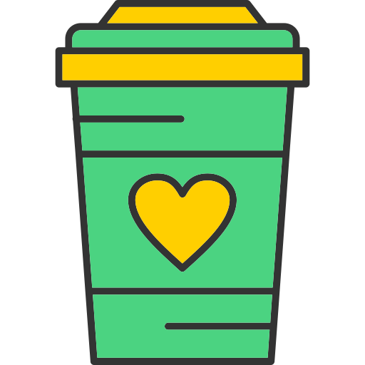 커피 컵 Generic color lineal-color icon