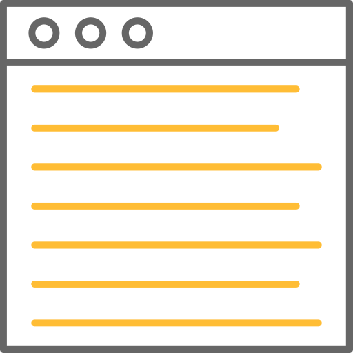 웹 브라우저 Generic color outline icon