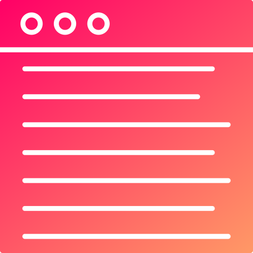 programma di navigazione in rete Generic gradient fill icona