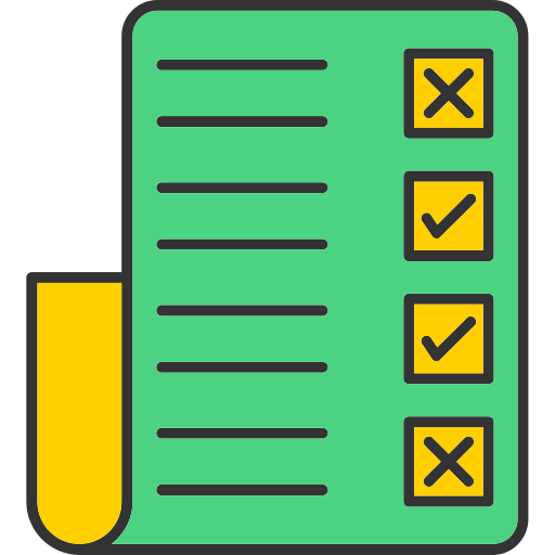 Paper list Generic color lineal-color icon
