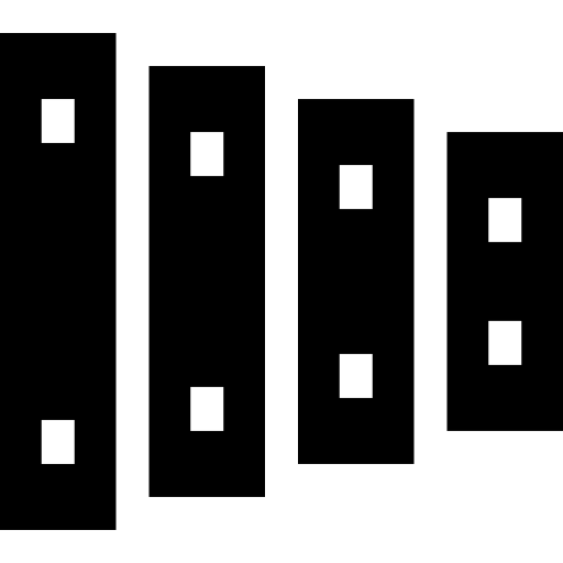 xilófono Basic Straight Filled icono