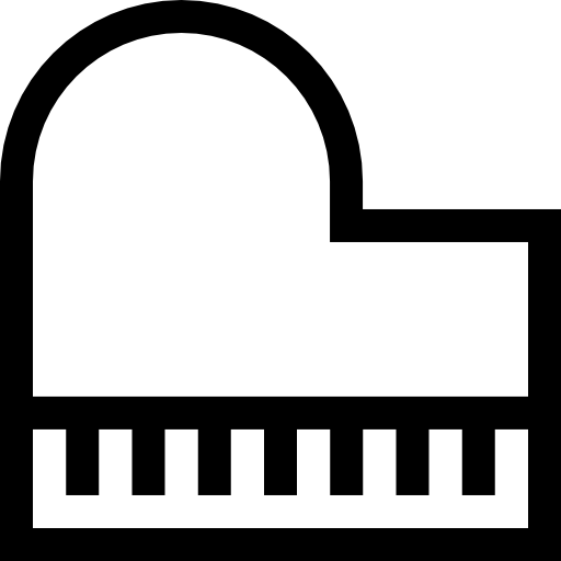 Фортепиано Basic Straight Lineal иконка