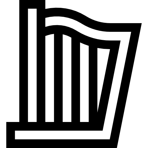 ハープ Basic Straight Lineal icon