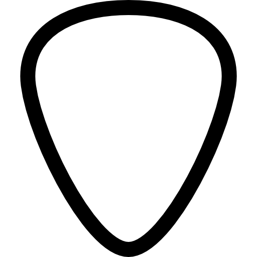 púa Basic Straight Lineal icono