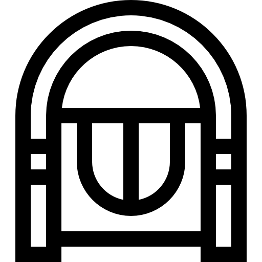 Jukebox Basic Straight Lineal icon