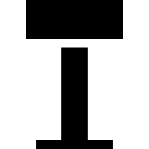 taburete Basic Straight Filled icono