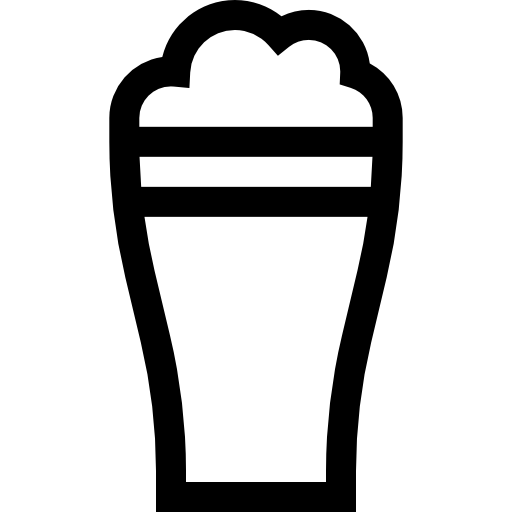 piwo Basic Straight Lineal ikona