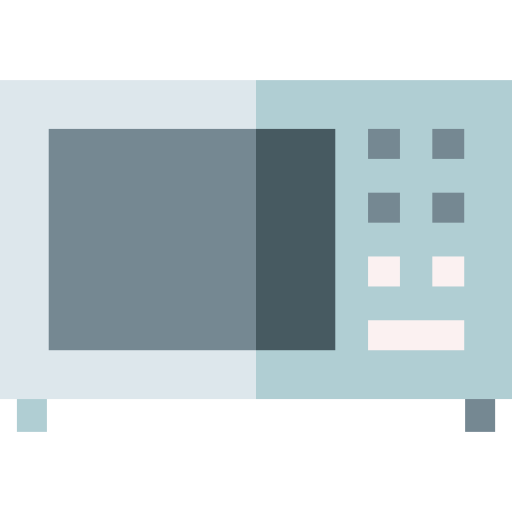 Microwave Basic Straight Flat icon