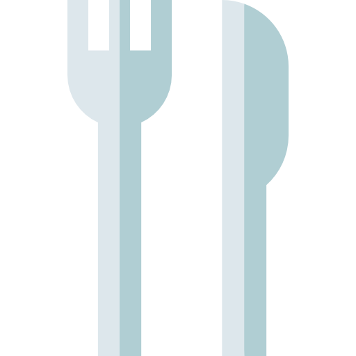 restaurant Basic Straight Flat icoon