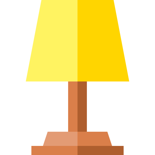 luminária Basic Straight Flat Ícone