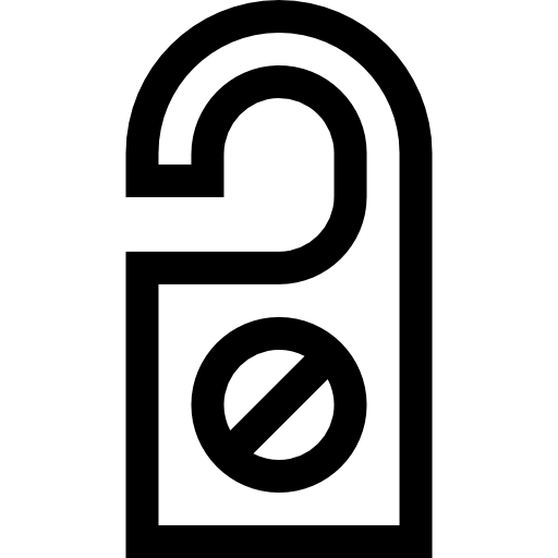 türhänger Basic Straight Lineal icon
