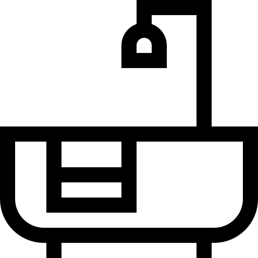 バスタブ Basic Straight Lineal icon
