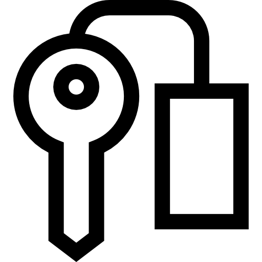 schlüsselraum Basic Straight Lineal icon