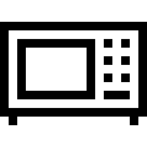 kuchenka mikrofalowa Basic Straight Lineal ikona