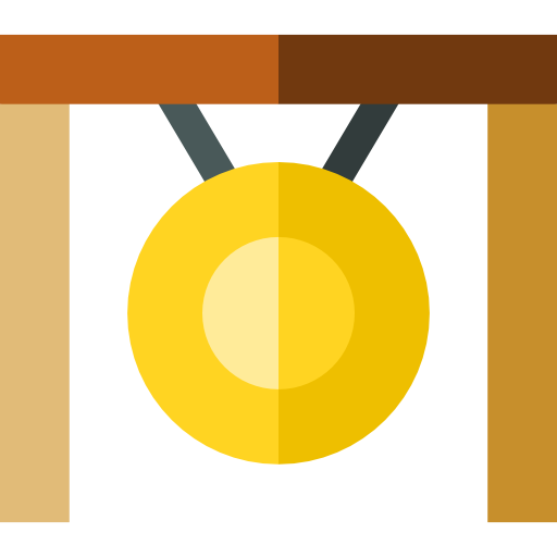 Gong Basic Straight Flat icon