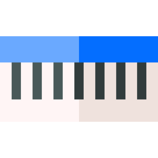 teclado Basic Straight Flat icono