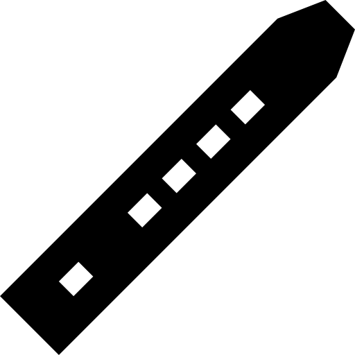 flauto Basic Straight Filled icona