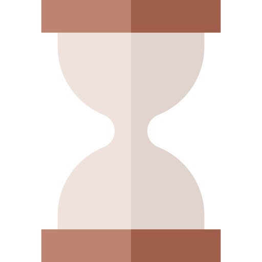 Hourglass Basic Straight Flat icon