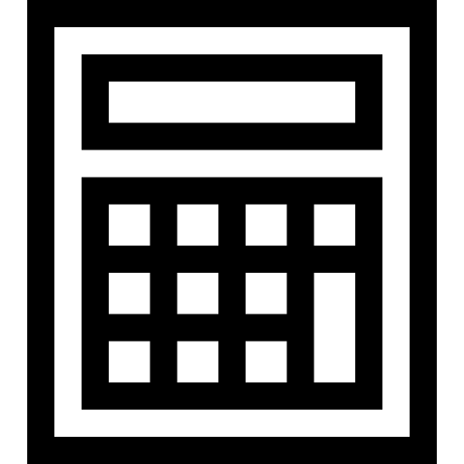 calculatrice Basic Straight Lineal Icône