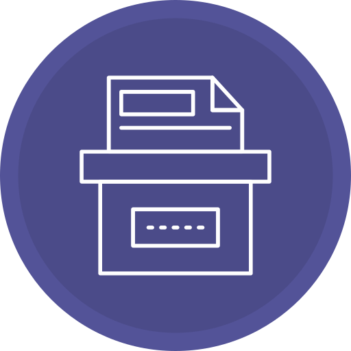 Storage Box Generic color fill icon