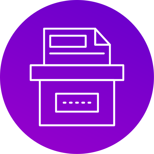 Storage Box Generic gradient fill icon