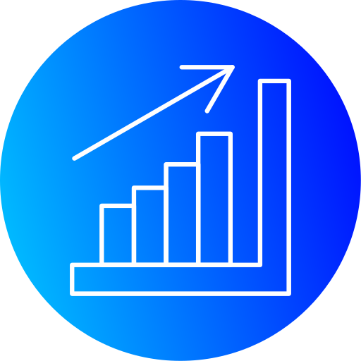 Graph bar Generic gradient fill icon