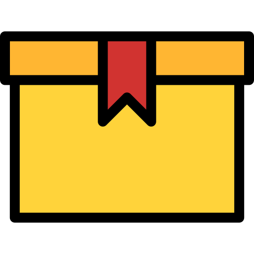 Коробка доставки Generic color lineal-color иконка