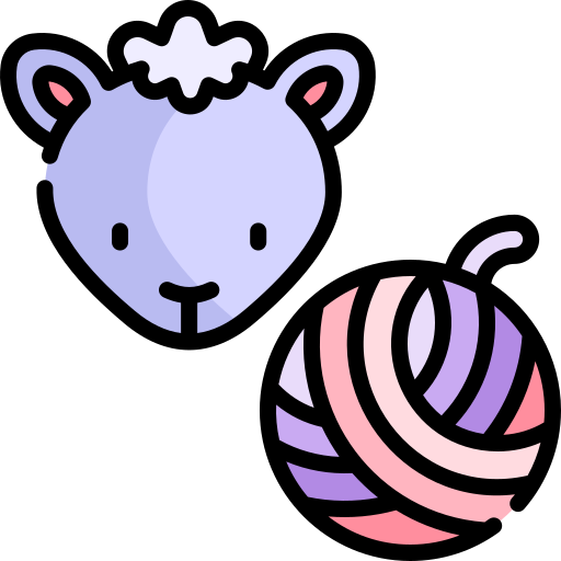 wolle Kawaii Lineal color icon