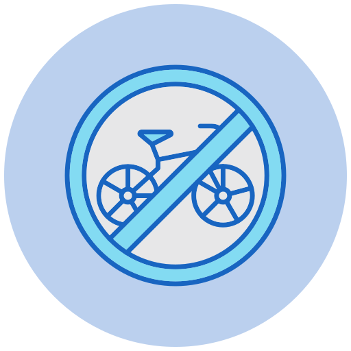 sin bicicleta Generic color lineal-color icono