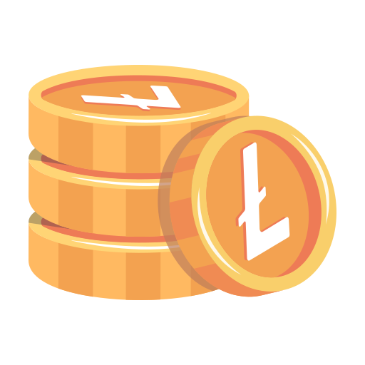 litecoin Generic color fill icono