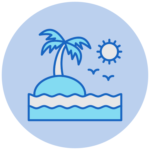 wyspa Generic color lineal-color ikona
