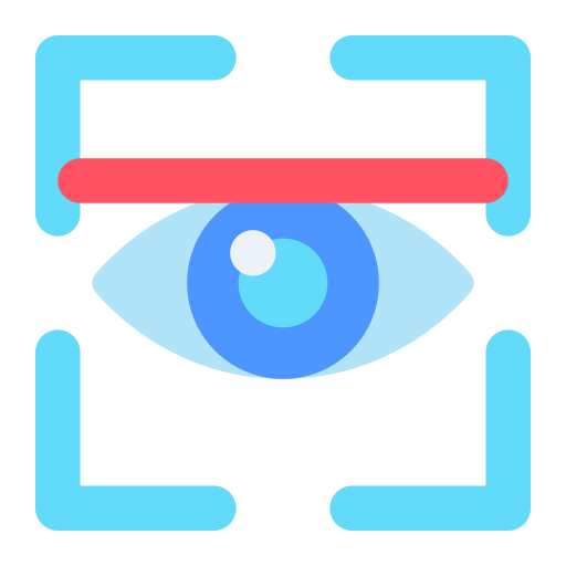 Сканер глаза Generic color fill иконка