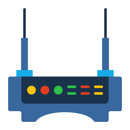 router Generic color fill icon