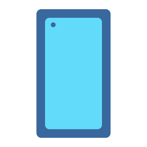 teléfono inteligente Generic color fill icono