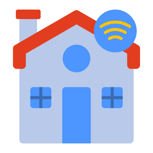 스마트 하우스 Generic color fill icon