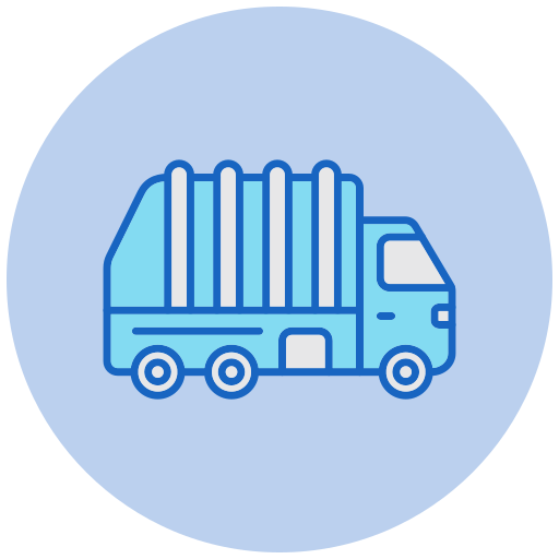 Garbage Truck Generic color lineal-color icon